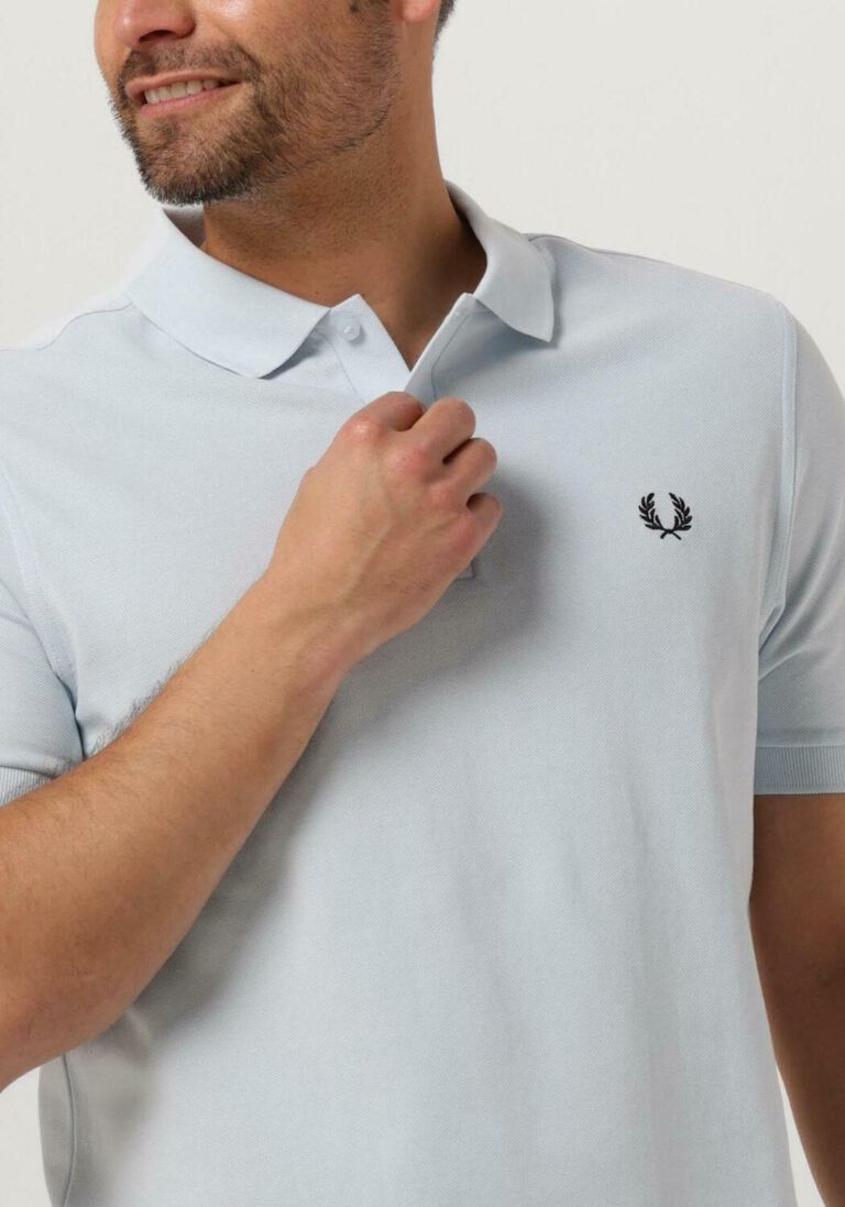 FRED PERRY lichtblauwe fred perry polo plain fred perry shirt