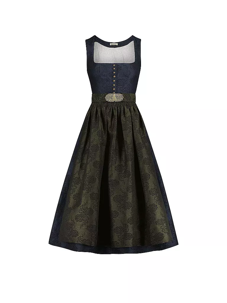 GOTTSEIDANK Dirndl MONIKA 80cm dunkelblau