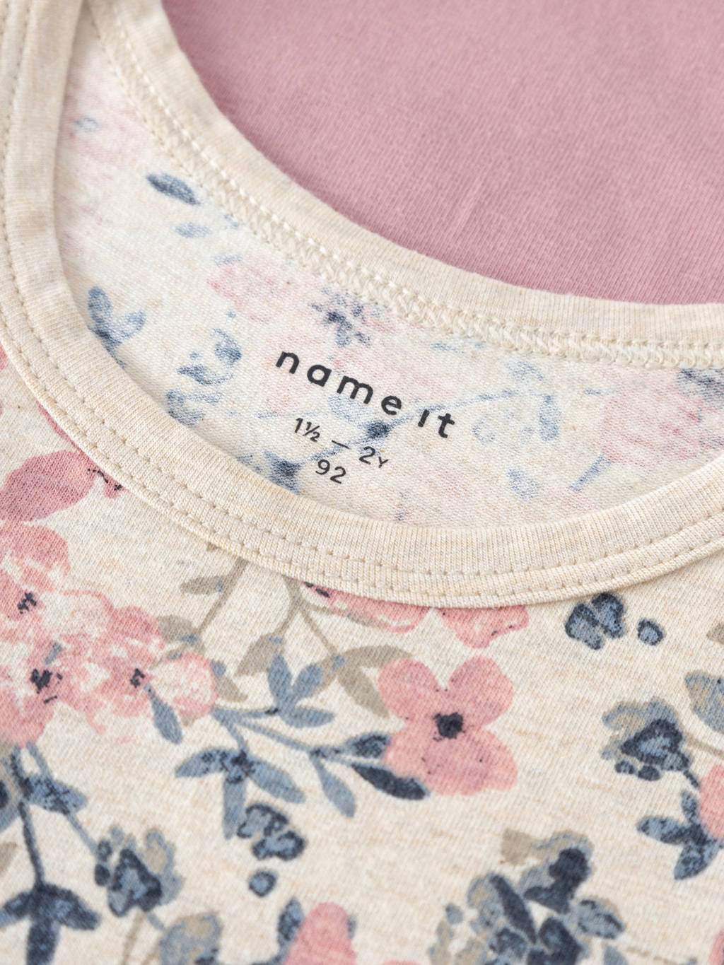 hemd - set van 2 roze/ecru