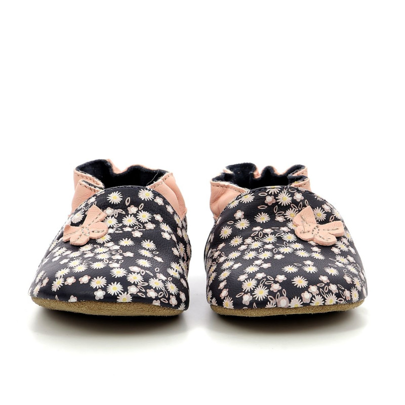 Robeez Robeez Chaussons Daisy Summer Marine Imprime