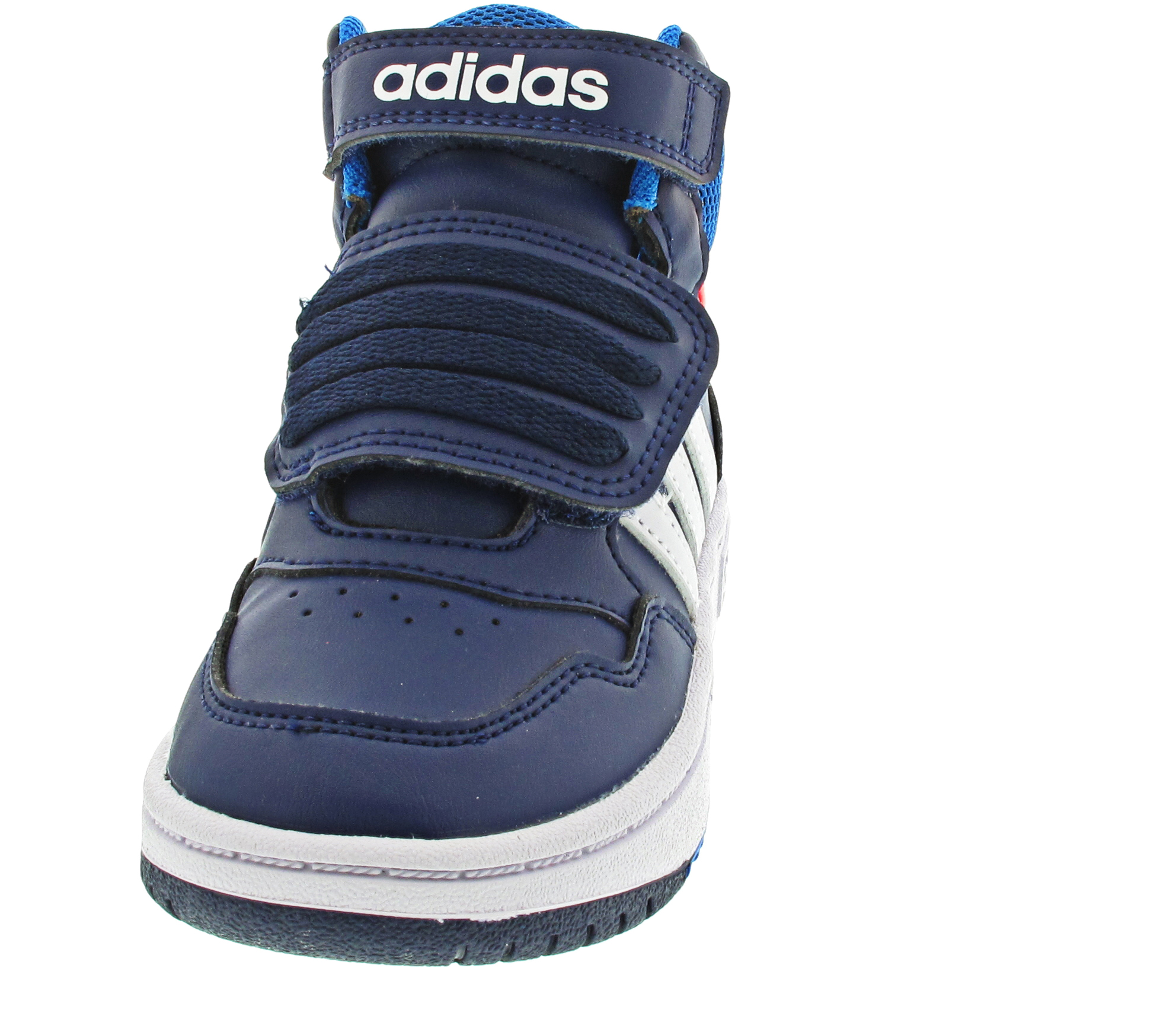 adidas Hoops Mid 3.0 AC I Lauflernschuh Klett blau