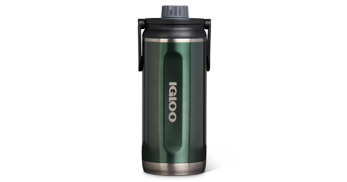 IglooTwist ‘n’ Chug Bottle 36 oz, 1,06 liter drinkfles  (Groen)