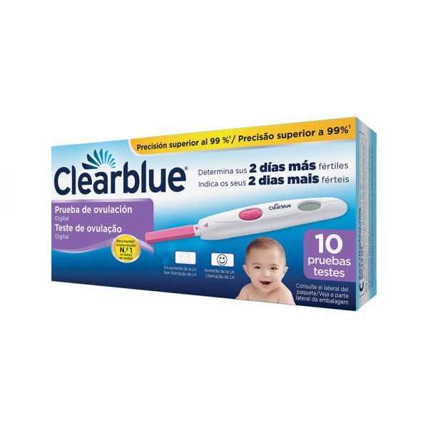 Clearblue Digital Teste de Ovulação 10 Unidades