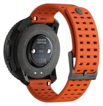 Montre GPS Suunto Vertical Steel Solar Canyon - Orange