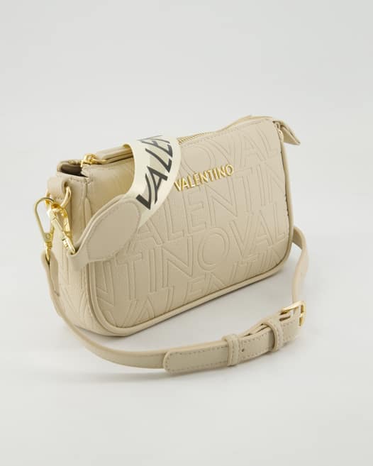 Valentino Crossbody Pansy Handtasche in Beige