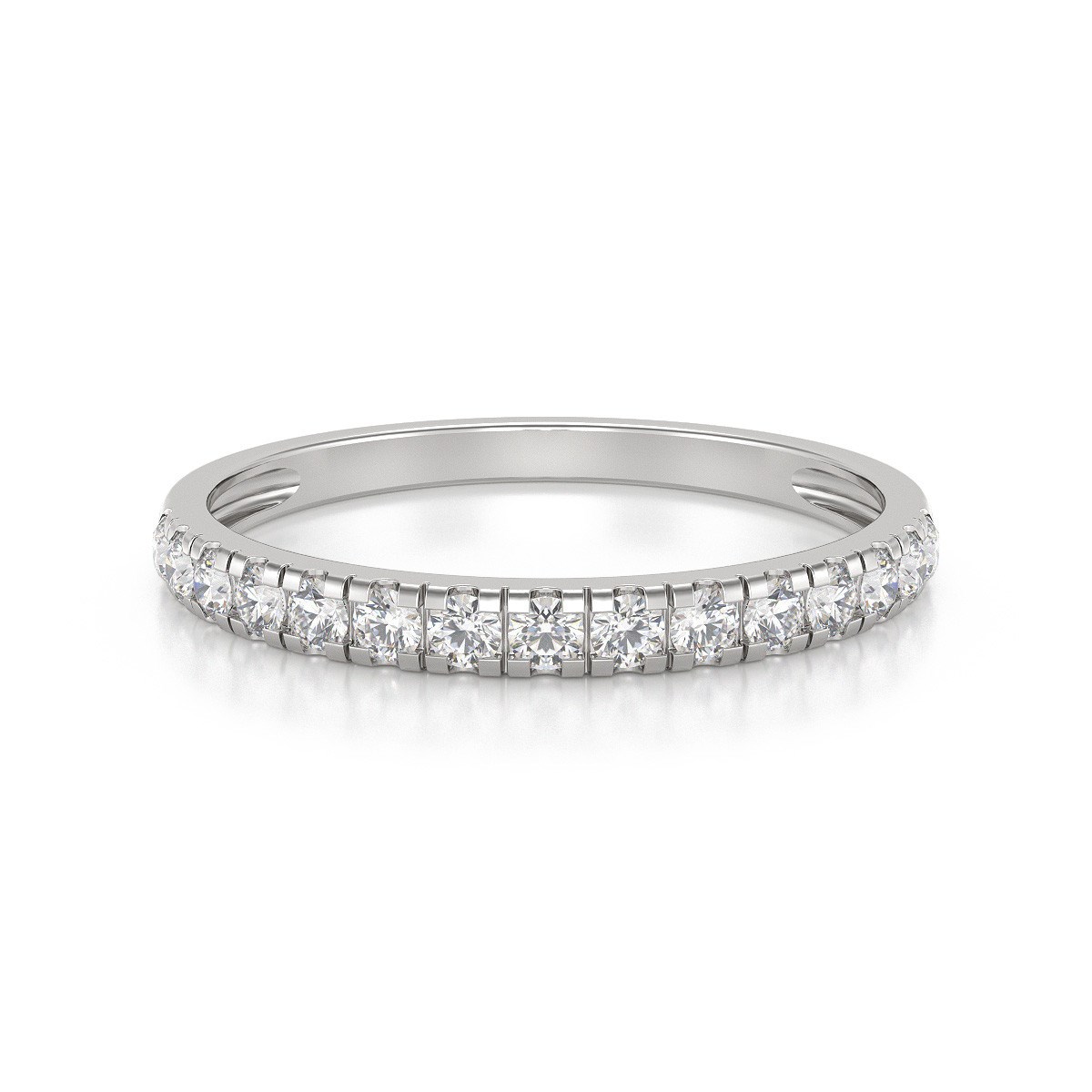 Alliance Or 750 Blanc Diamants 1.57grs