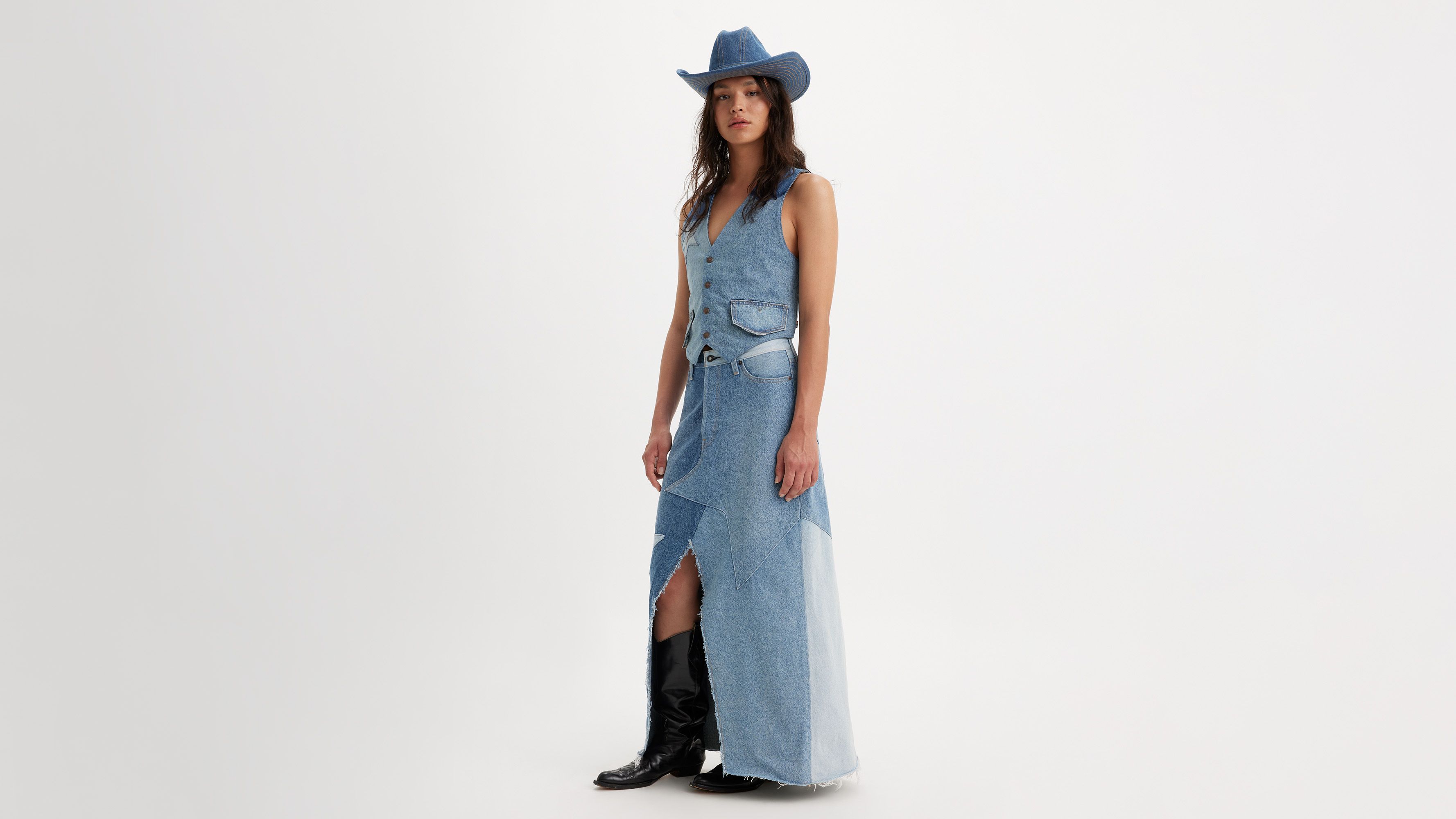 Levi's® Pride Jupe longue Icon - Giddy Up - Bleu