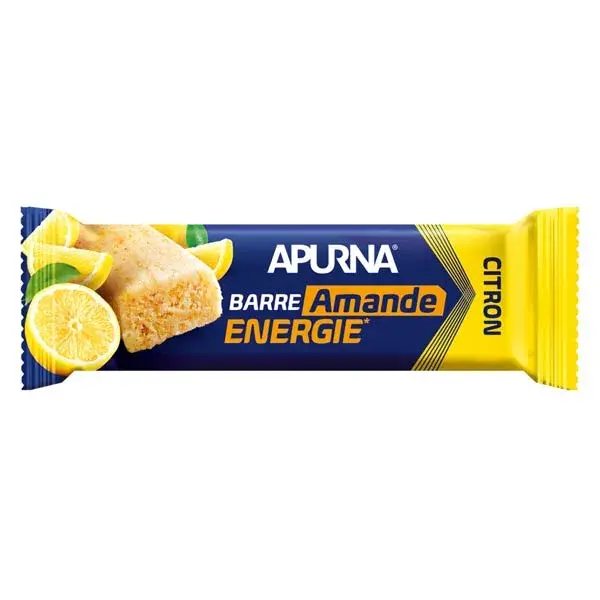 Barra Energética Apurna Ultra Melting Limão Amêndoa 25g