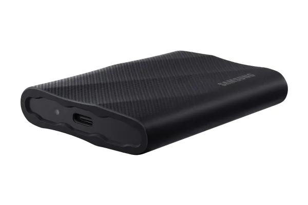 Samsung T9 MU-PG2T0B - SSD - krypteret - 2 TB - ekstern (bærbar) - USB 3.2 Gen 2x2 (USB-C stikforbindelse) - 256-bit AES - sort