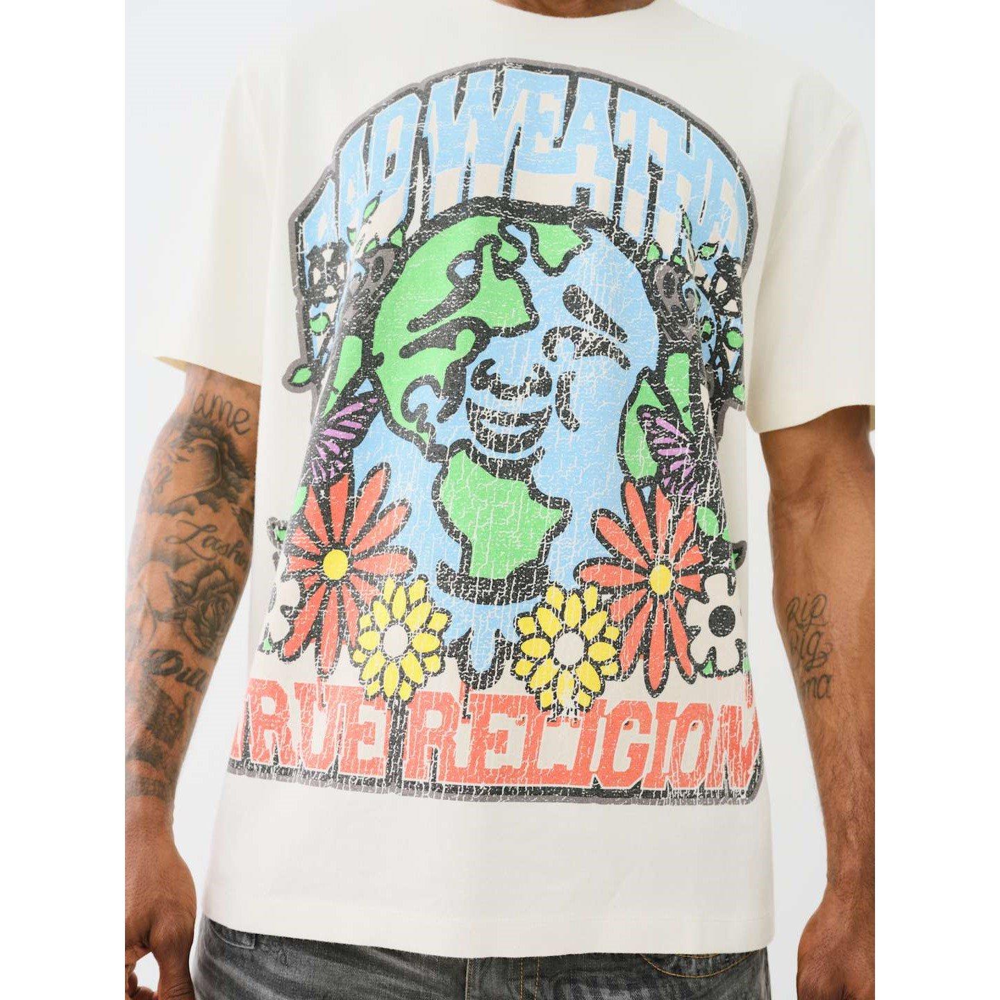 True Religion TR Relaxed Buddha T Shirt Mens