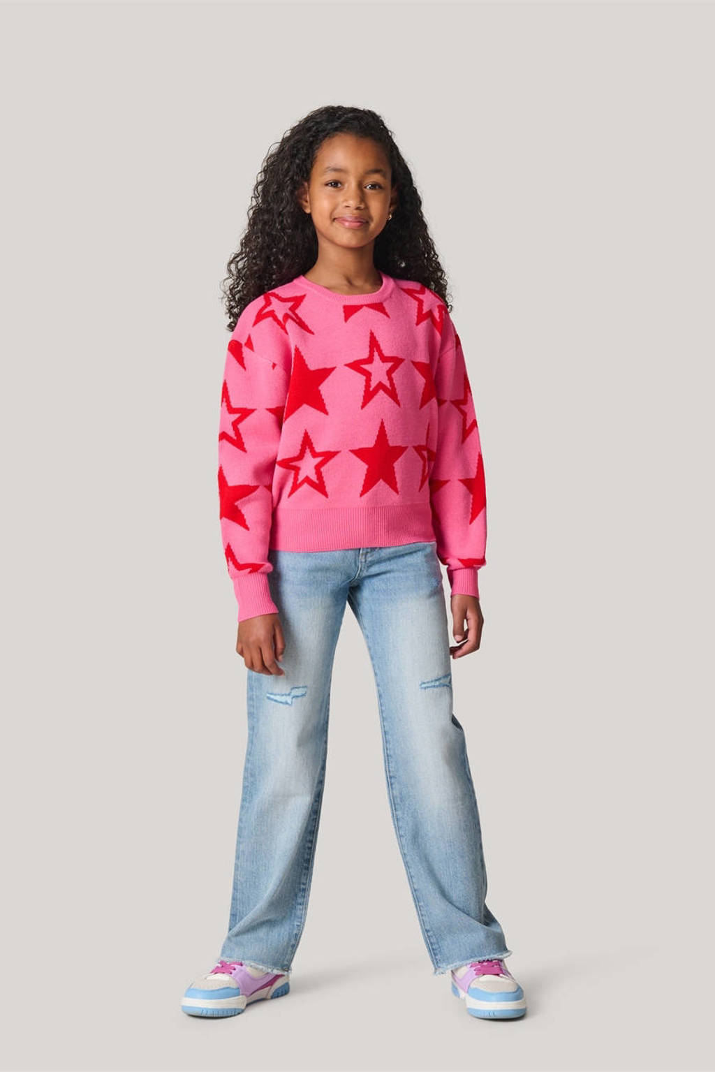 Shoeby gebreide trui roze