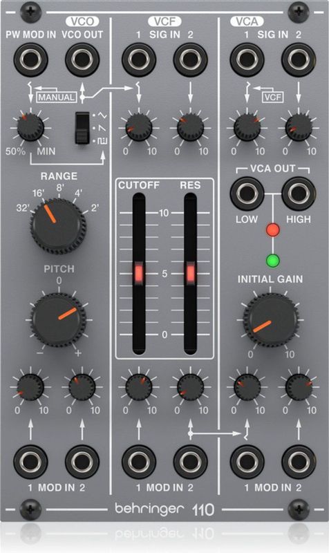 Synthesizer - VCO / VCF / VCA-module - Analoog - Eurorack - 110