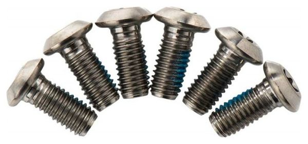 Kit de 6 Vis de Disque en Titane TRP Ti Rotor Bolts T25
