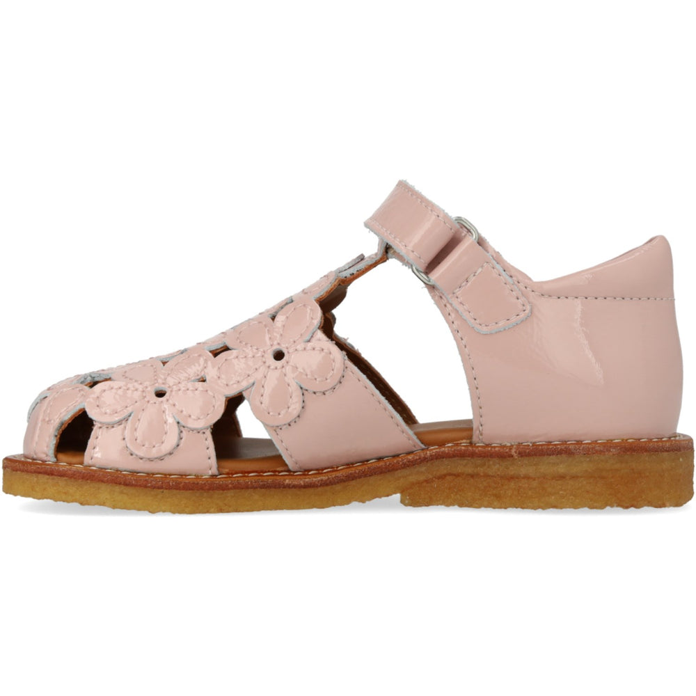 Køb Angulus Rosebud Sandal Med Blomsterdetaljer