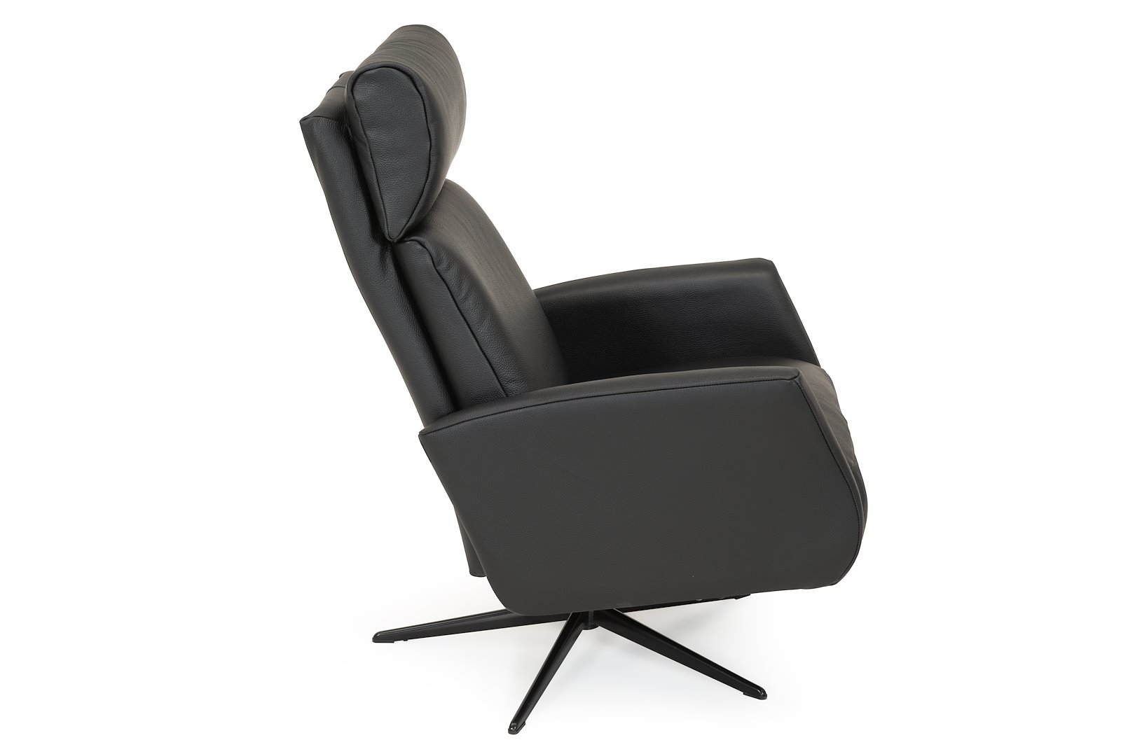 Argo lenestol Hud Soleda 441 Sort, Polaris sokkel i sort og med integrert fothviler. Manuell funksjon