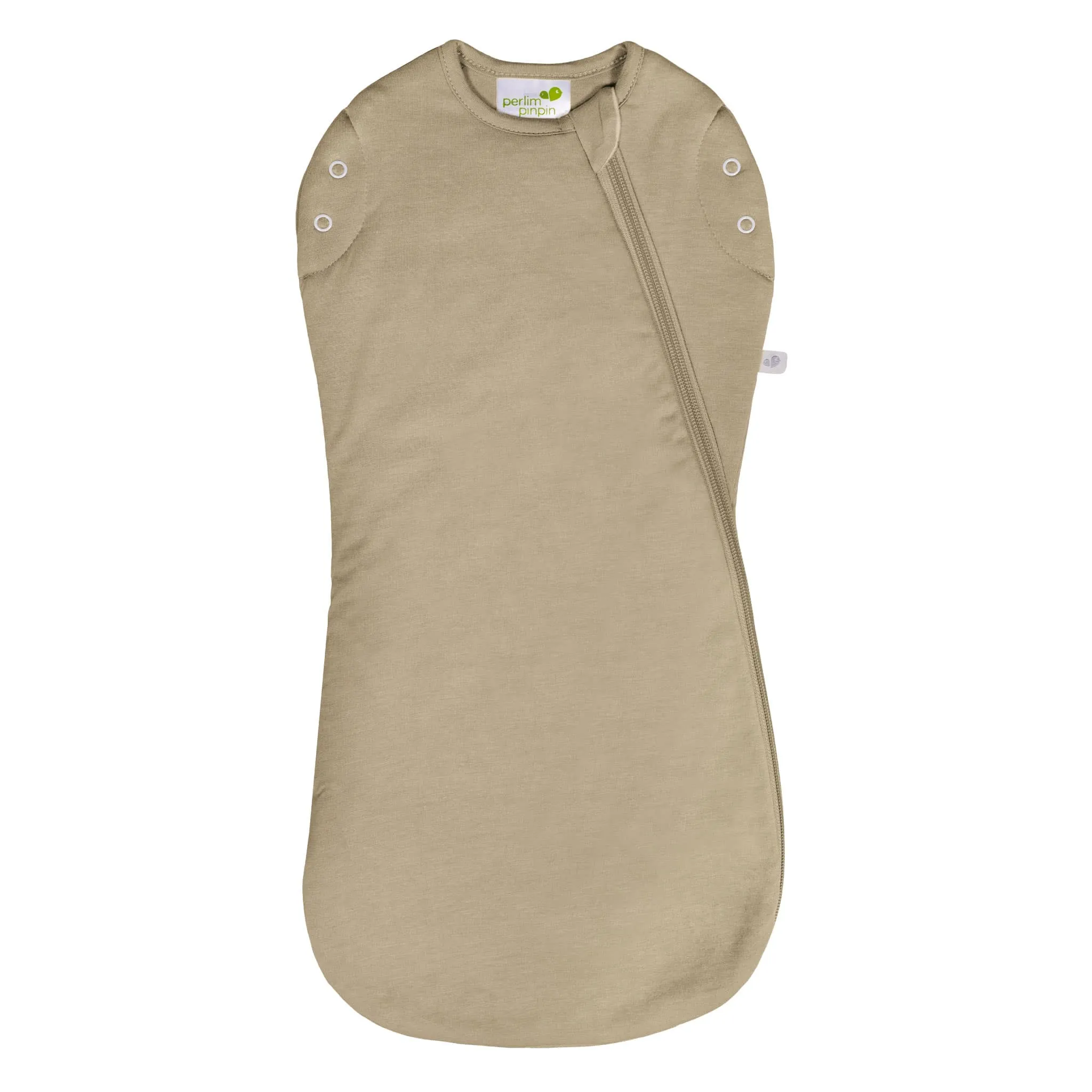 Perlimpinpin Sac de Nuit Nouveau-Né Bambou - Taupe