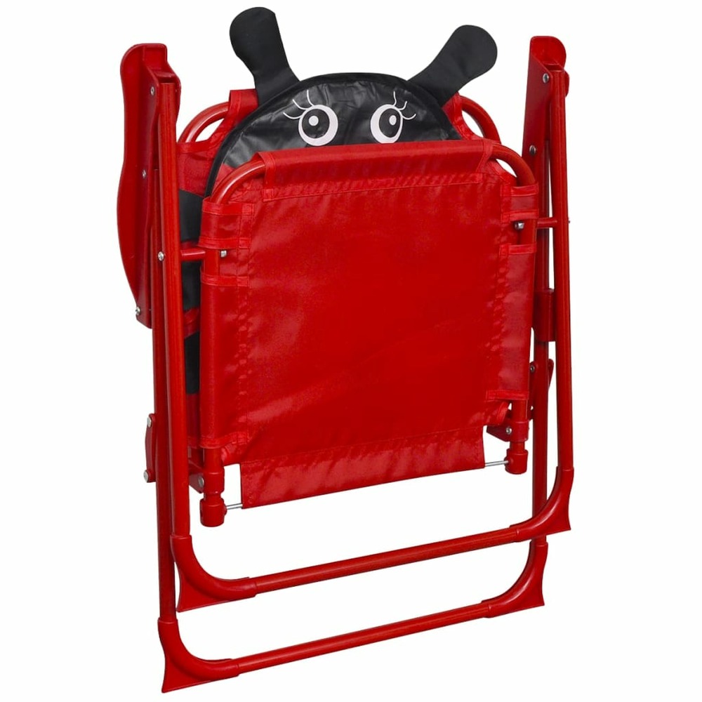 Jeu de bistro avec parasol pour enfants 3 pcs rouge