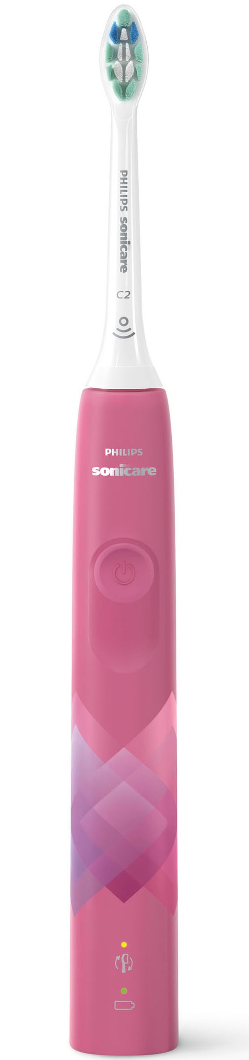 Philips Sonicare Elektrische Zahnbürste »Series 4100 HX3689« 1 Stk. Aufsteckbürsten mit integriertem Drücksensor und 2 Intensitätsstufen, inkl. Ladegerät