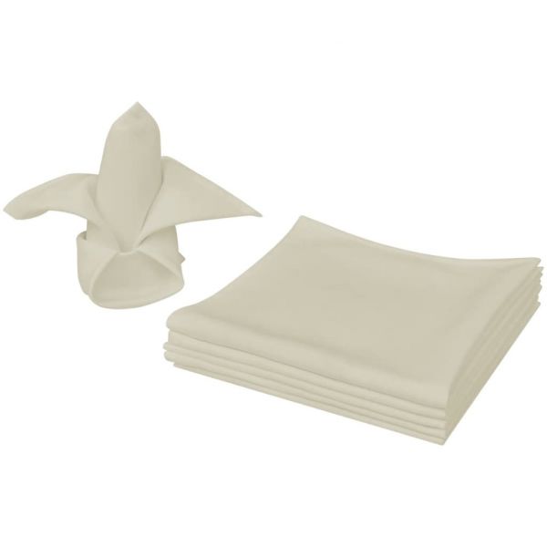 Guardanapos de Jantar 50 Peças 50x50 cm Creme - 131440