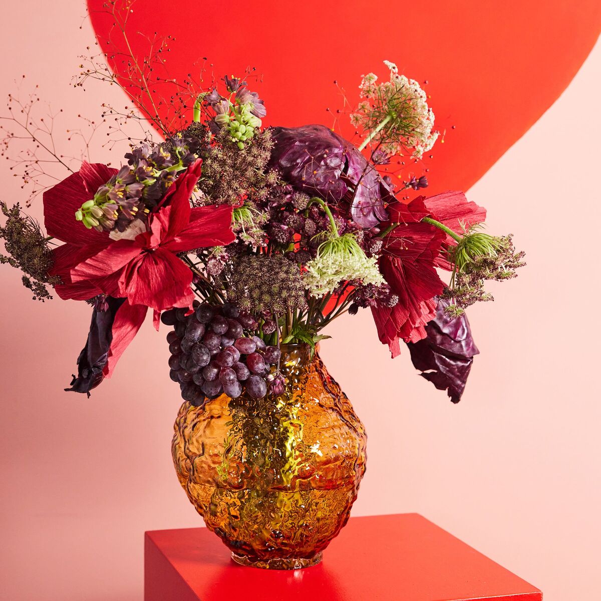 Corallo vase 26 cm, lys rav