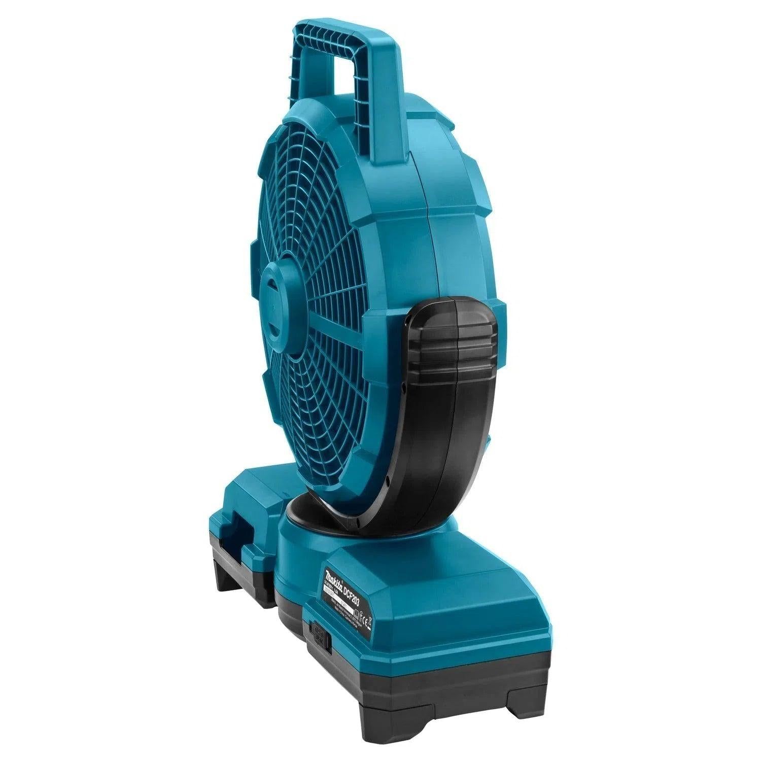 Makita DCF203Z Accu Ventilator met zwenkfunctie 14,4V / 18V Basic Body