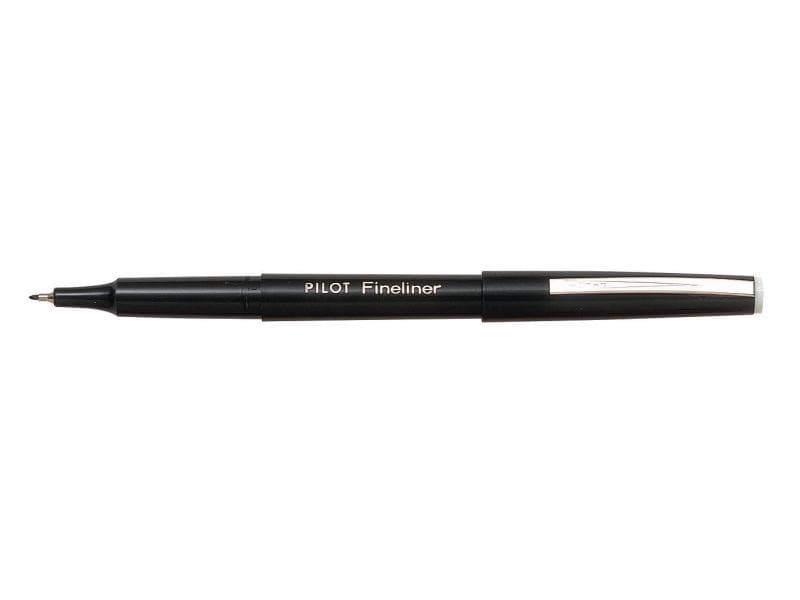 Pilot Fineliner 0.4 mm Schwarz, 1 Stück Feinschreiber für präzises Schreiben und Zeichnen