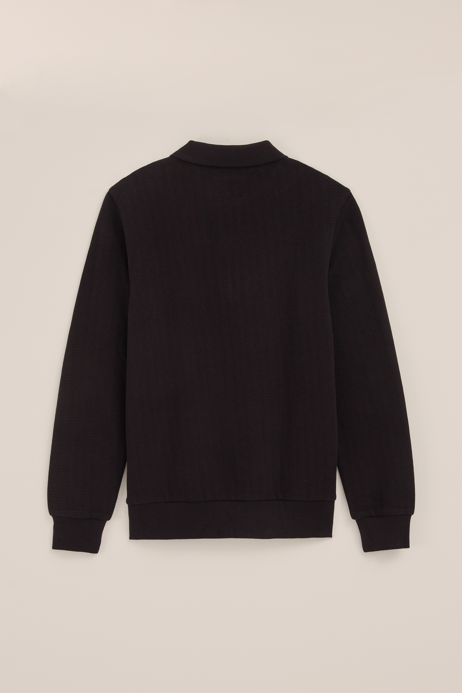 Jongens sweater met polokraag Blue Ridge Zwart