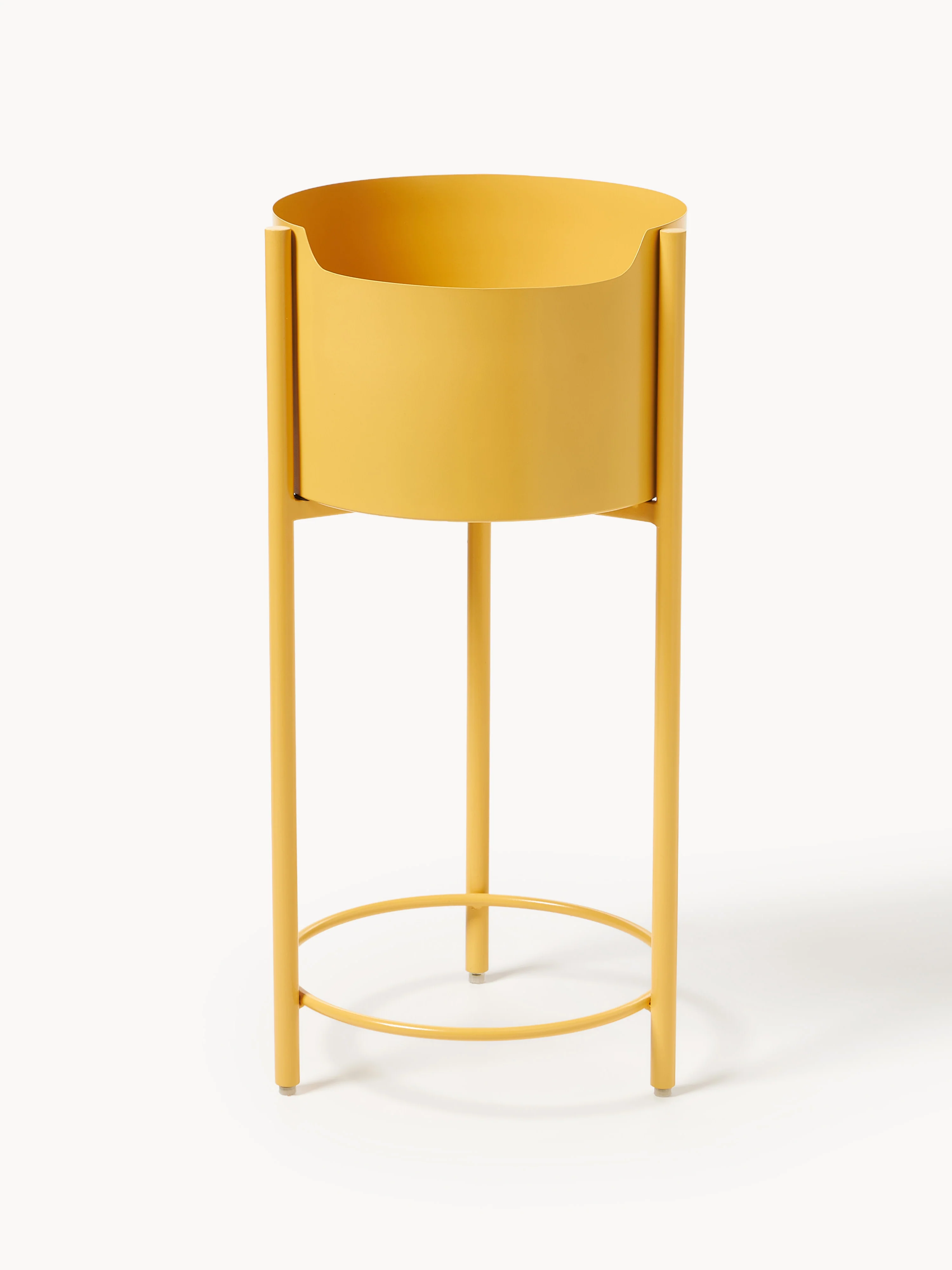 Metalen plantenbak Taru, H 65 cm