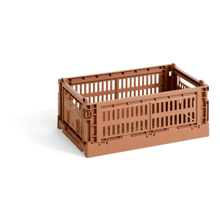 Hay Cagette pliable 100% recyclée | Terracotta