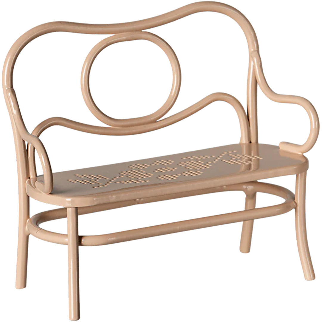 Maileg poppenhuis café set roze - 9 cm