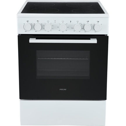 Cuisinière vitrocéramique Proline PCC6060 Blanc
