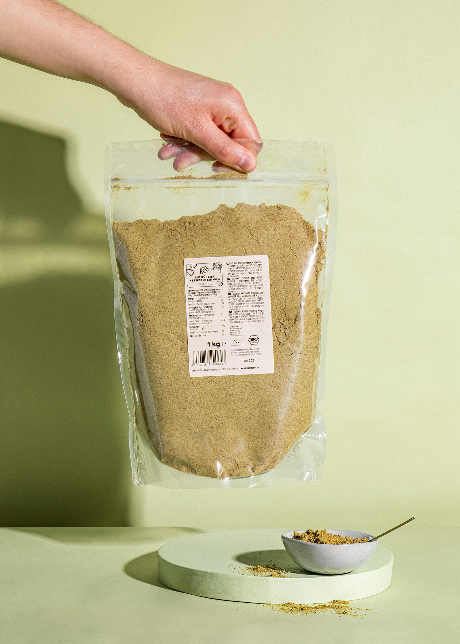Bio Kürbiskernprotein 60 % 1 kg