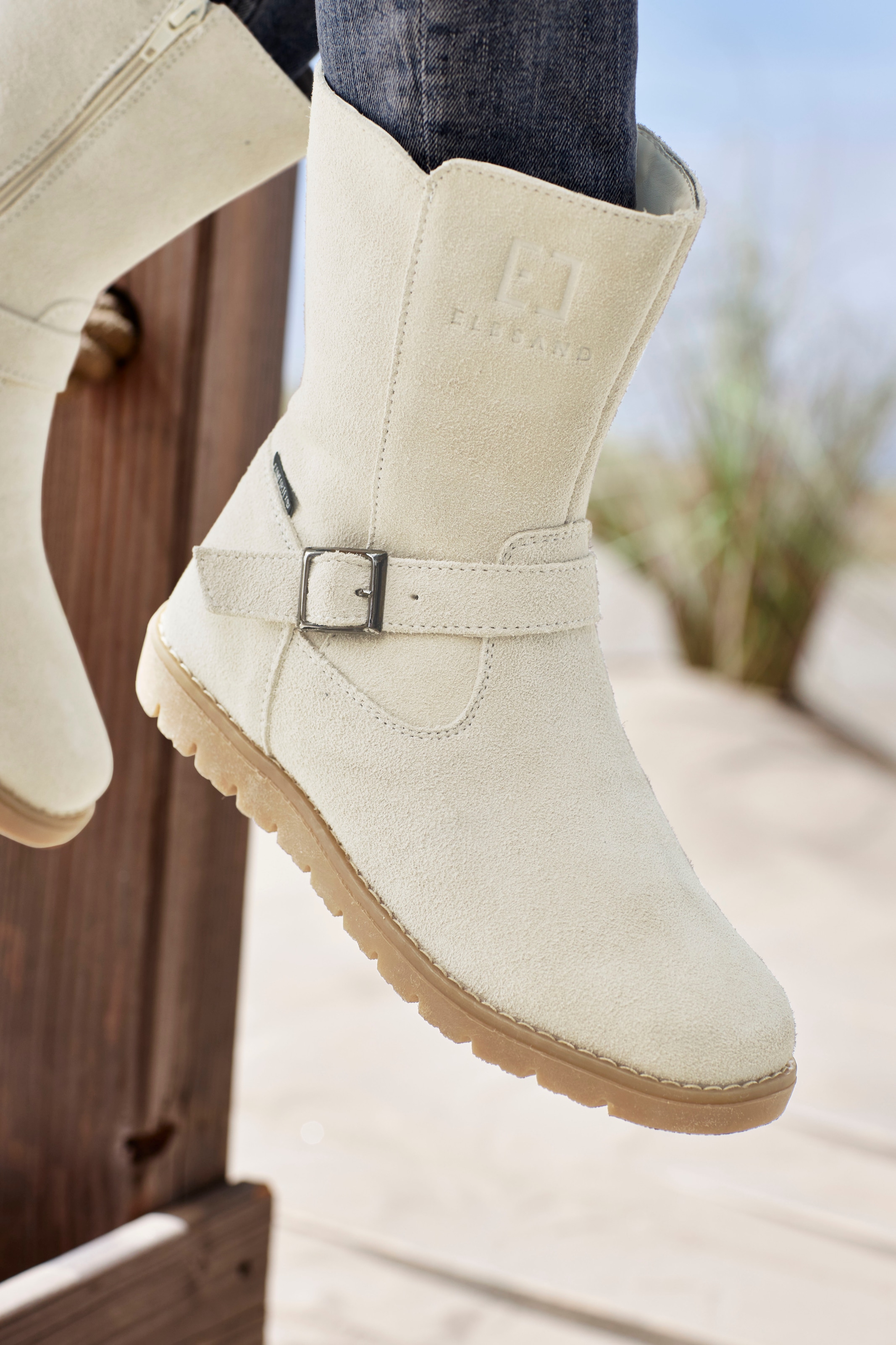Elbsand Winterstiefel  Boots,Winterstiefelette,Leder, wind- & wasserabweisende Tex-Membran