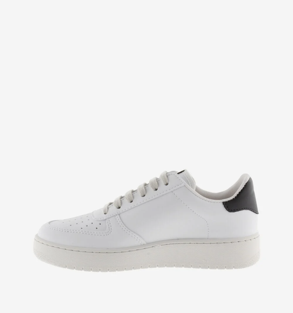 MADRID EFFET CUIR CONTRASTANT Baskets sport unisexe STONE