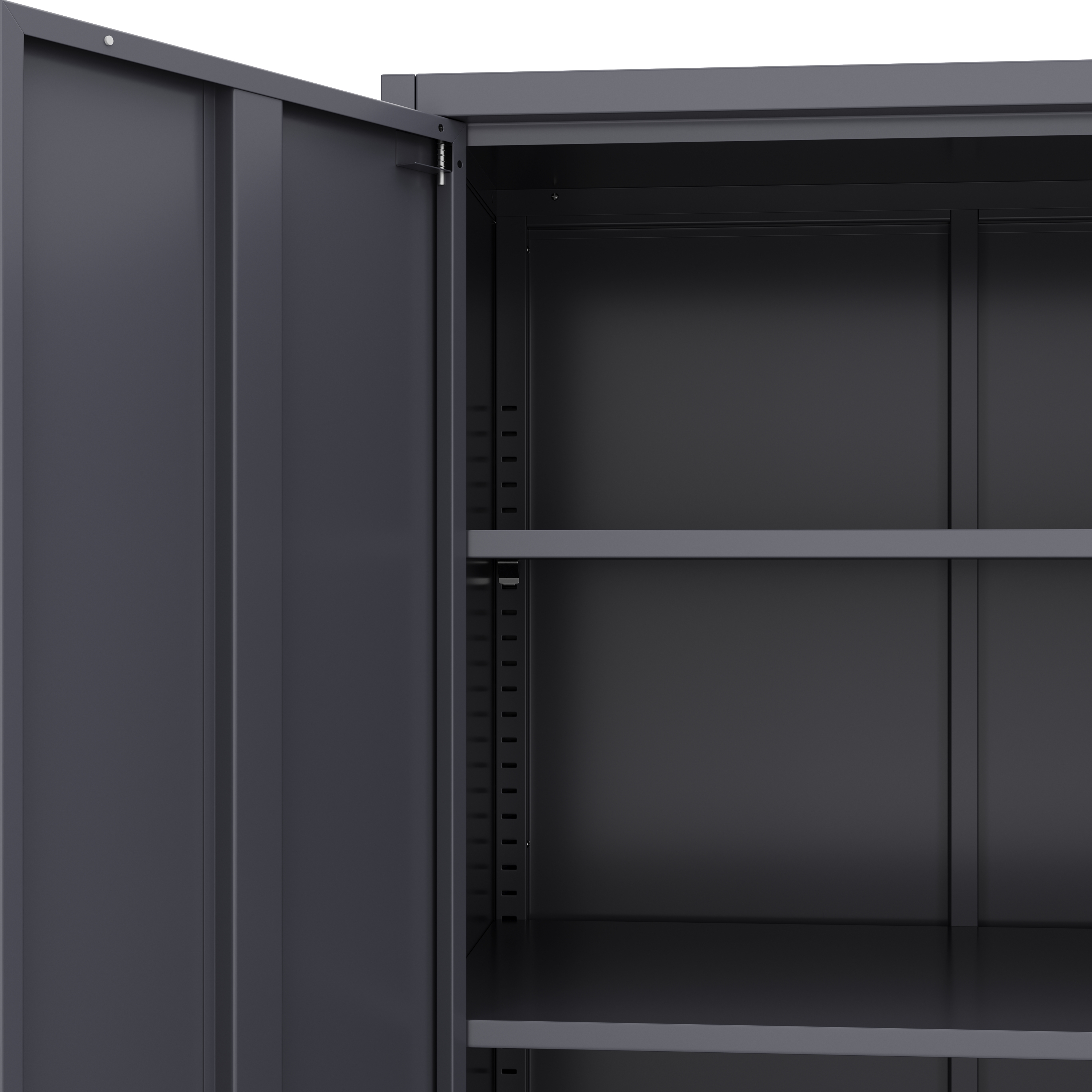 Aktenschrank mit 5 Böden 90 x 180 cm anthrazit