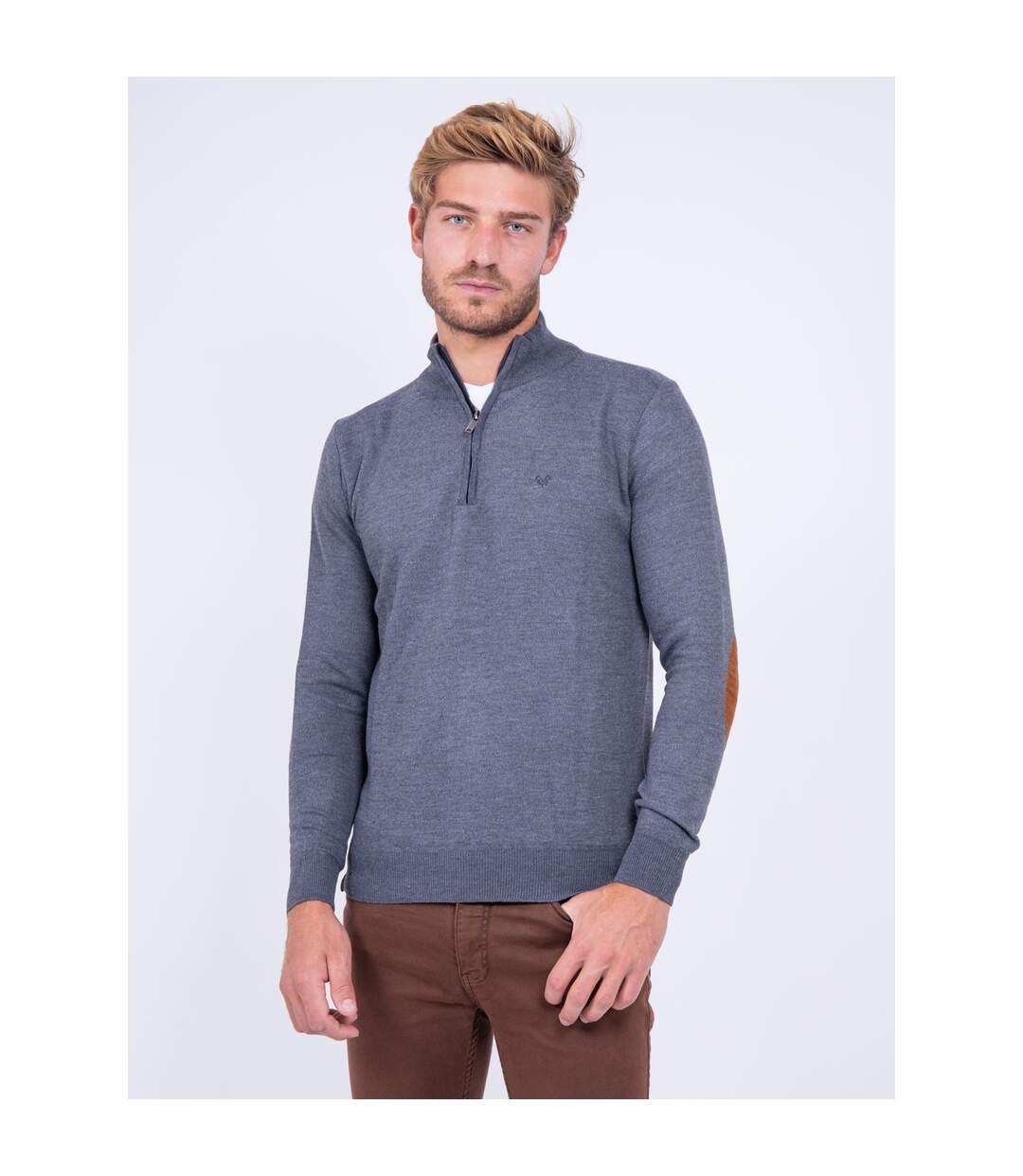 Pull col montant zippé LARKO