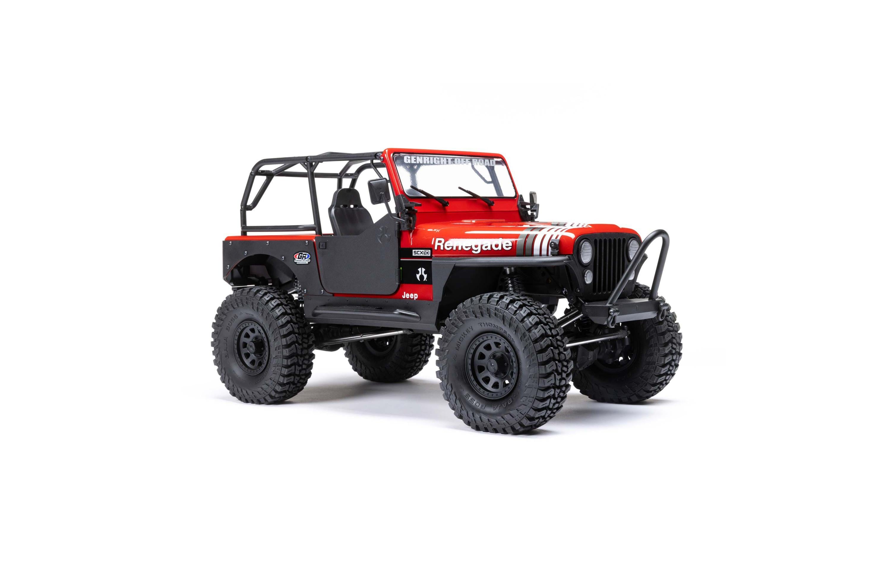 Scale Crawler SCX10 III Jeep CJ-7 Rot, ARTR, 1:10<br>Jeep CJ-7 Renegade Rock Crawler mit Spektrum Technik