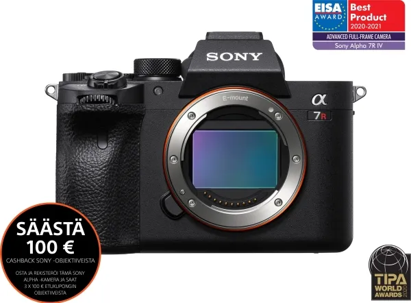 Sony a7R IV ILCE-7RM4 - Digitalkamera - spejlløst - 61.0 MP - 4K / 30 fps - kun kamerahus - NFC, Wi-Fi, Bluetooth - sort
