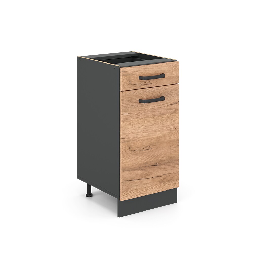 VICCO Küchenschrank Unterschrank Schubunterschrank 40 cm R-Line Anthrazit