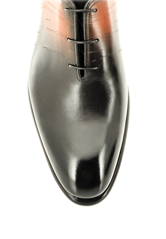SANTONI - CARTER 18108 AHU BLACK/COGNAC