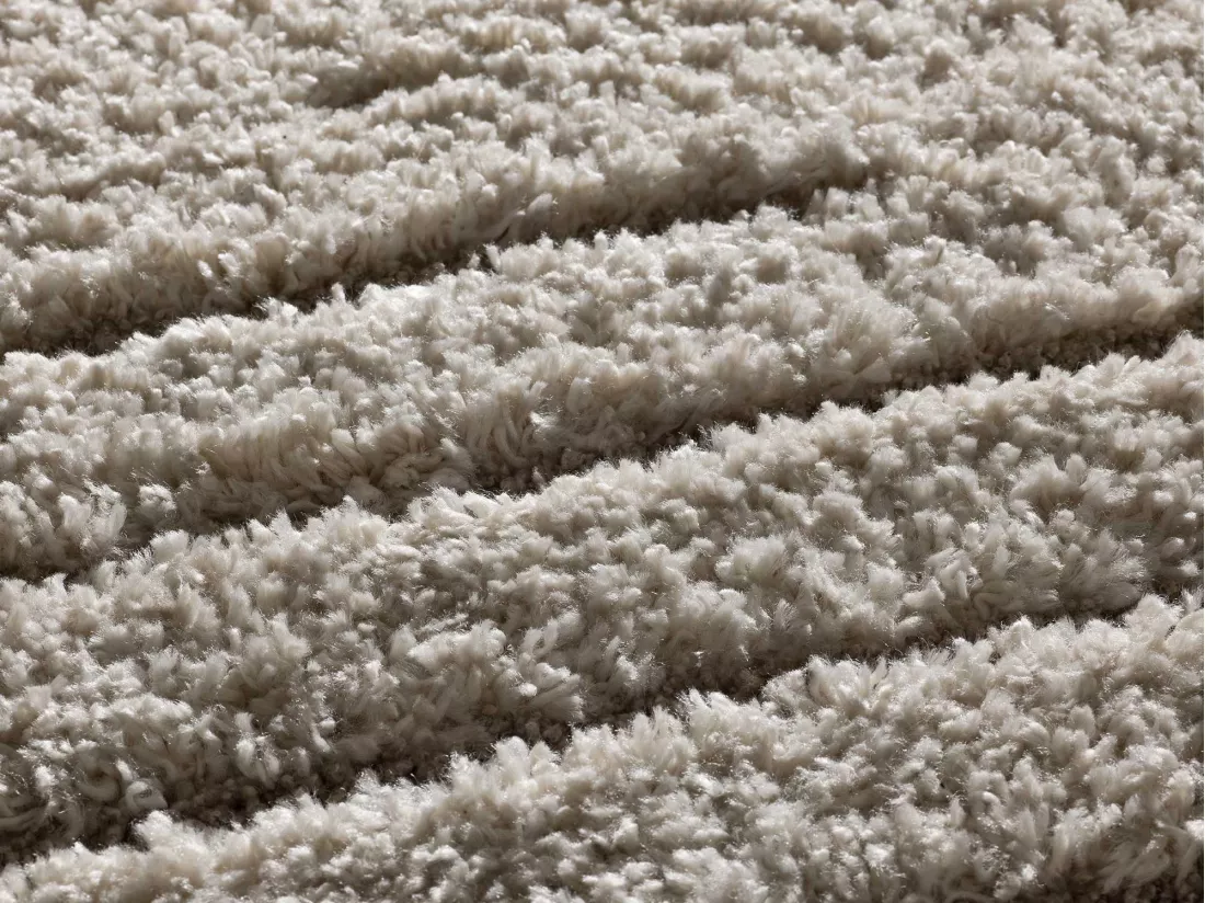 Tapis intérieur - shaggy - crème - 200 x 290 cm - ATESA