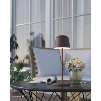 Eglo USB oplaadbare buitenlamp Mannera 2.2W kastanjebruin