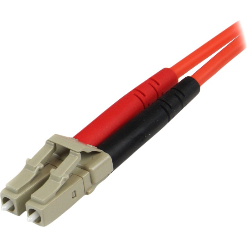StarTech.com Câble Réseau - Jarretière Fibre Optique Duplex Multimode 50/125 OM2 LC - ST - LSZH - 1 m