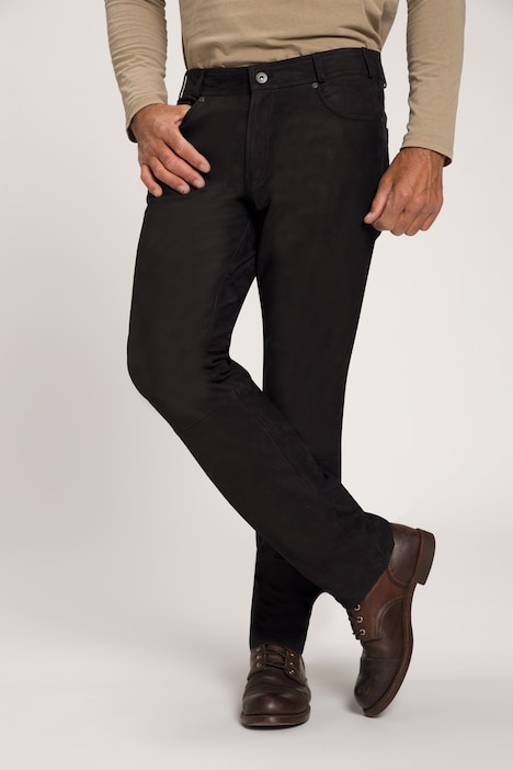 Lederhose, Regular Fit, 5-Pocket, Büffelleder