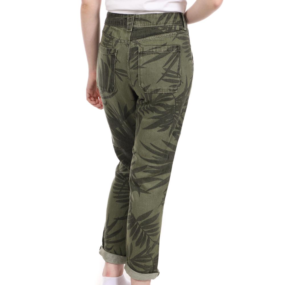 Teddy Smith Pantalon Kaki Palmiers Femme Teddy Smith Lady