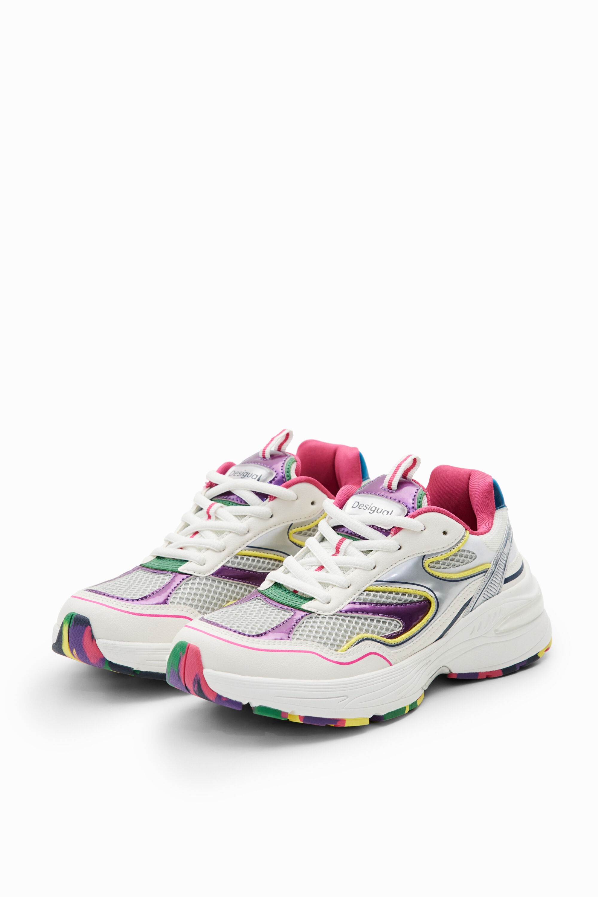 Baskets running multicolores
