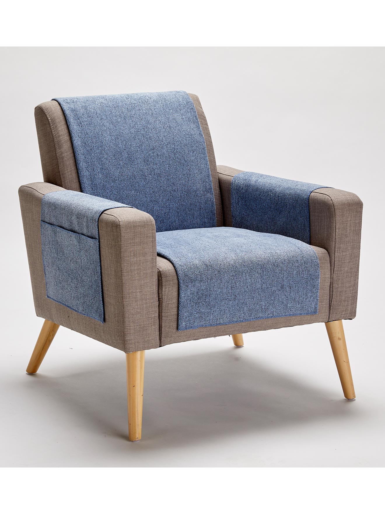 Protège-fauteuil maille antiglisse