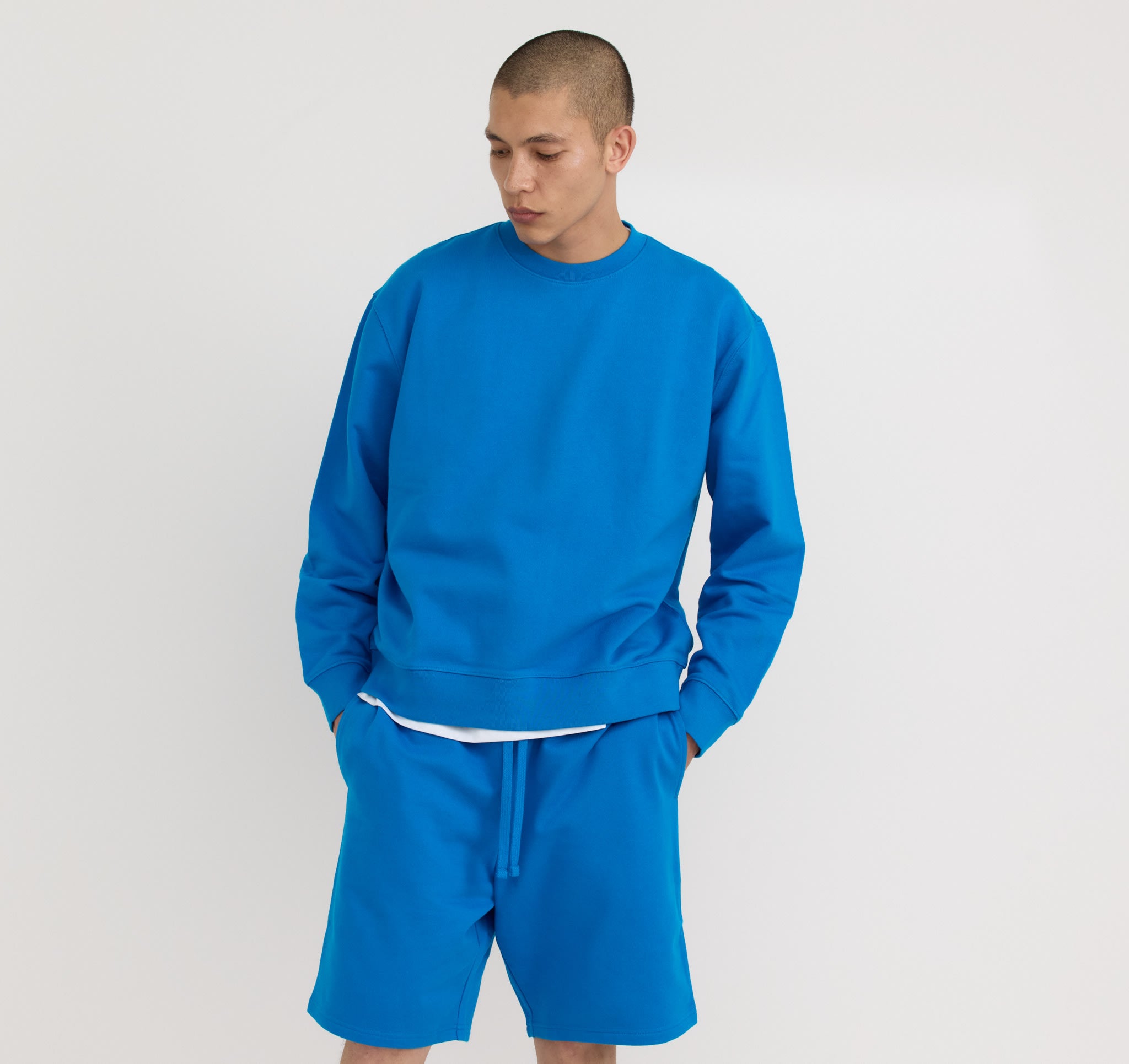 ORGANIC COTTON<br>Weekend Boxy Fit Crewneck Sweatshirt