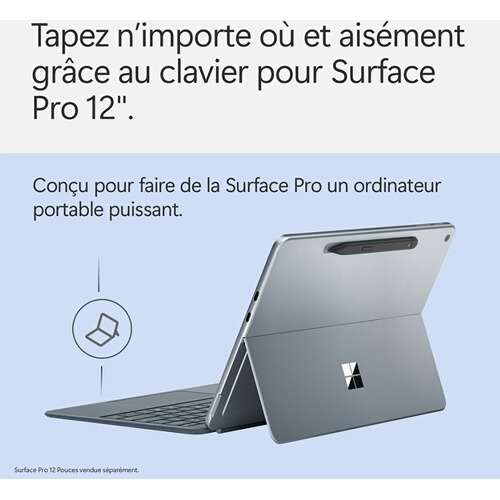 Clavier pour tablette Microsoft Surface Pro 12 pouces - Océan