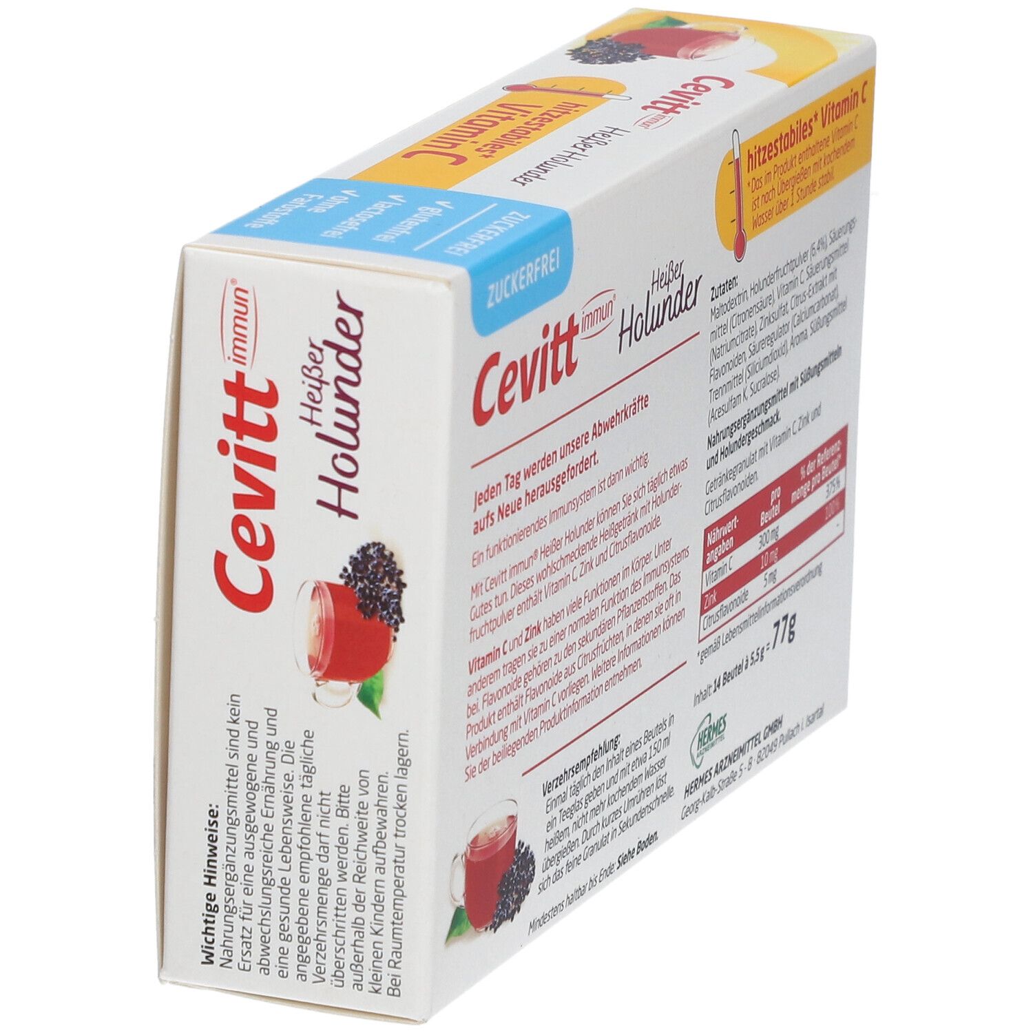 Cevitt immun® heißer Holunder zuckerfrei